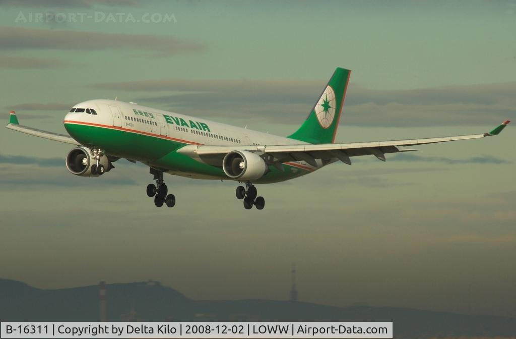 B-16311, 2005 Airbus A330-203 C/N 693, EVA AIR A330