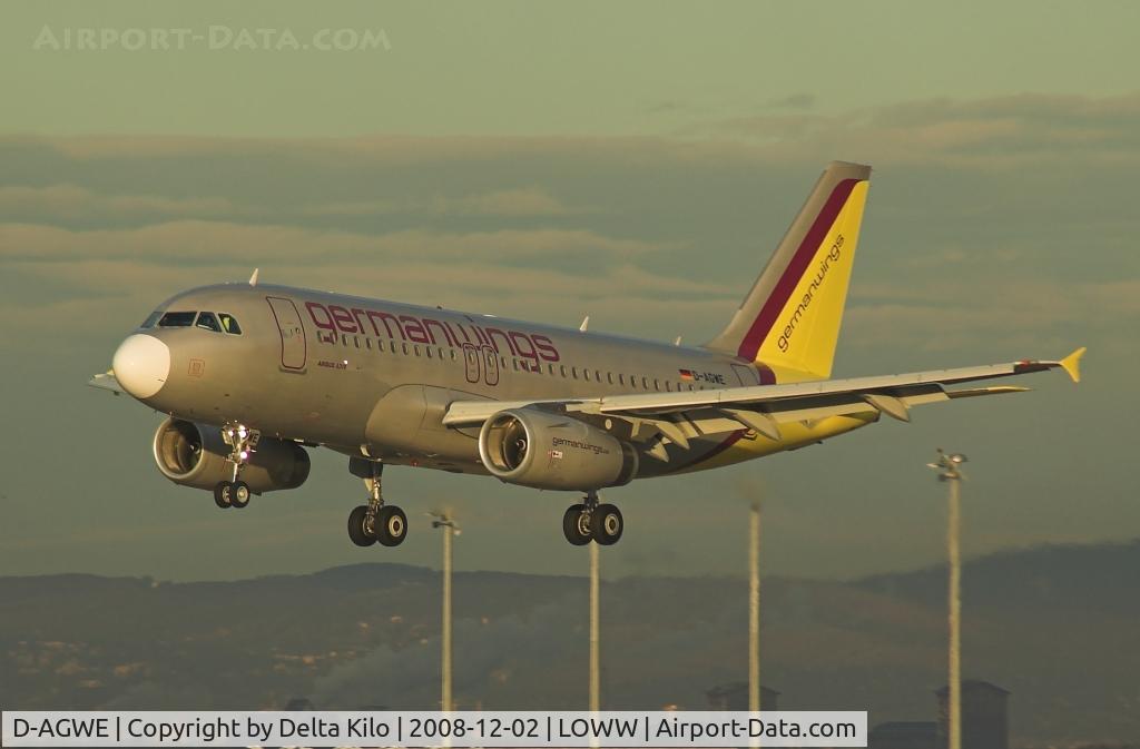 D-AGWE, 2007 Airbus A319-132 C/N 3128, GERMANWINGS  A-319-132