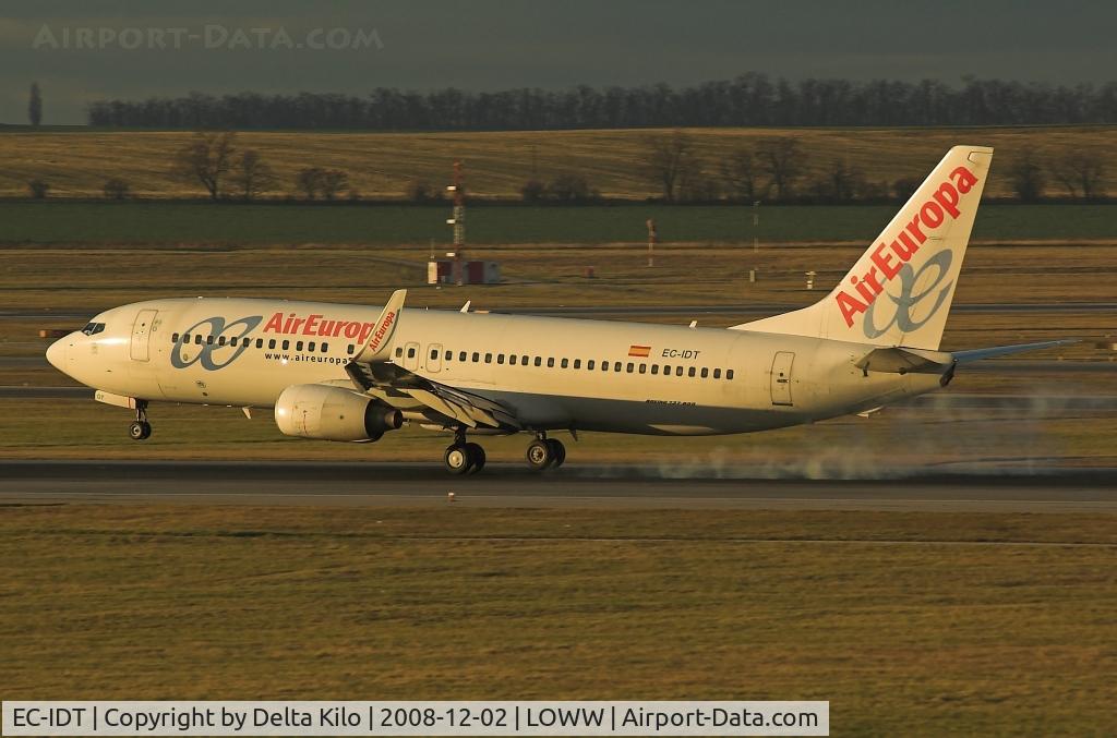 EC-IDT, 2002 Boeing 737-86Q C/N 30281, AIR EUROPA