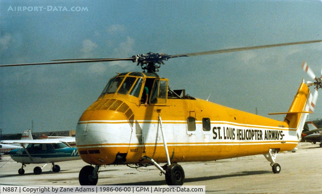 N887, 1957 Sikorsky S-58B C/N 58482, St Louis Helicopter Airways Sikorsky S-58