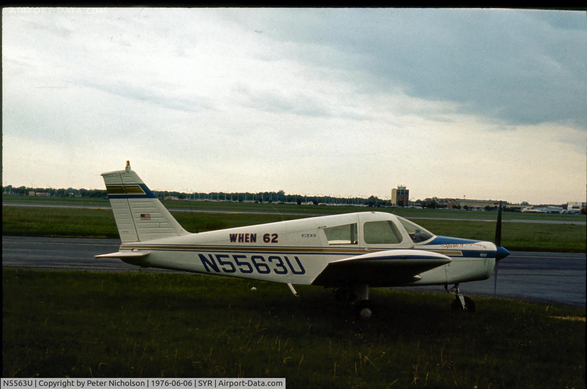 N5563U, 1970 Piper PA-28-140 C/N 28-26882, Cherokee 
