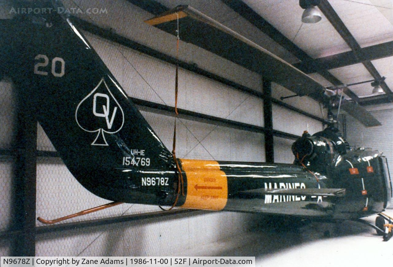 N9678Z, Bell UH-1E Iroquois C/N 154769, Glen Hyde's UH-1E Huey