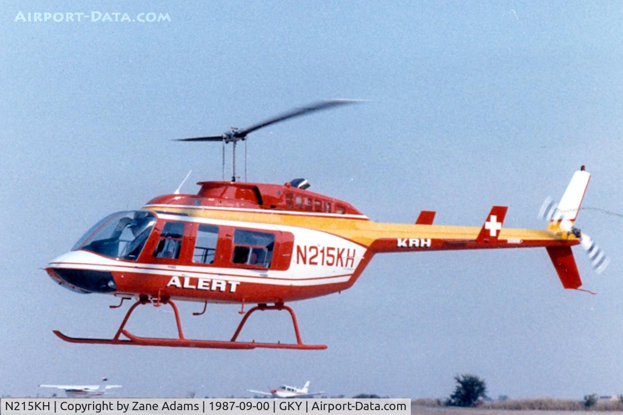 N215KH, 2002 Dassault Falcon 2000 C/N 197, Registered as a Bell 206L at Arlington Municipal