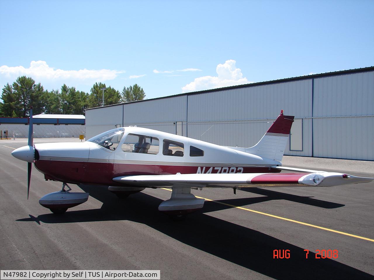 N47982, 1977 Piper PA-28-181 C/N 28-7890165, piper Archer 1