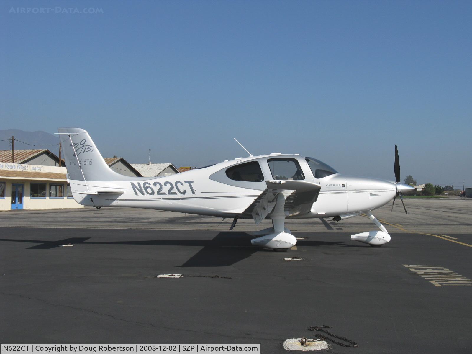 N622CT, Cirrus SR22 C/N 3151, 2008 Cirrus SR22 GTS (Generation Two-Special) Turbo, Continental IO-550-N 310 Hp