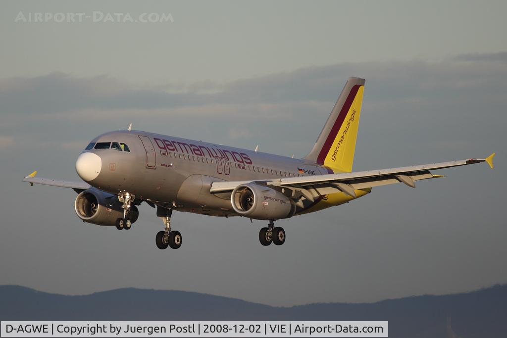 D-AGWE, 2007 Airbus A319-132 C/N 3128, Airbus A319-132