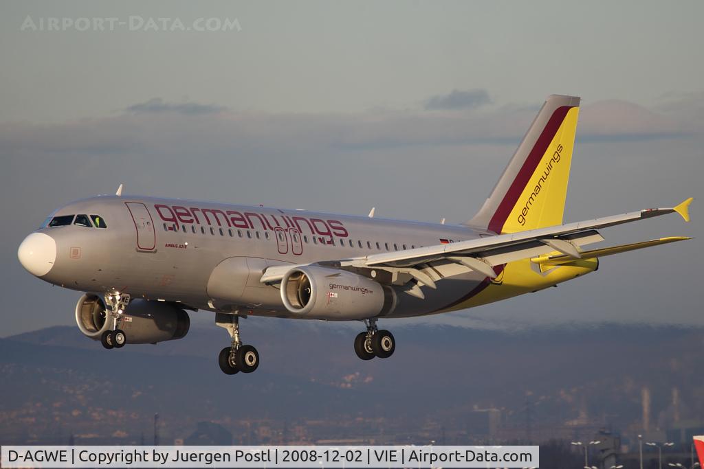 D-AGWE, 2007 Airbus A319-132 C/N 3128, Airbus A319-132
