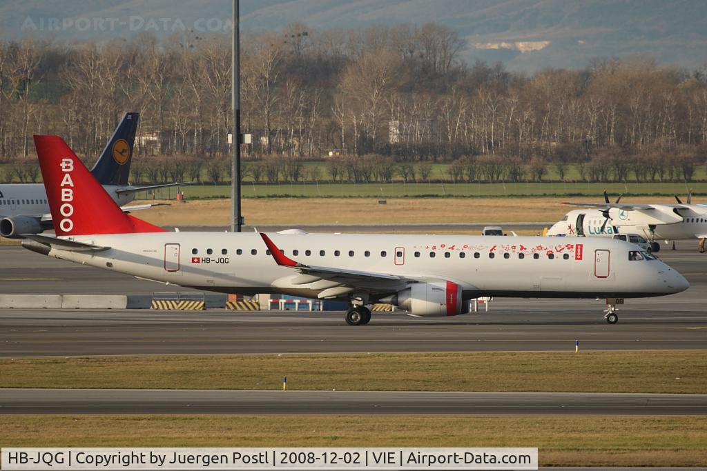 HB-JQG, 2008 Embraer 190LR (ERJ-190-100LR) C/N 19000189, ERJ 190-100 LR