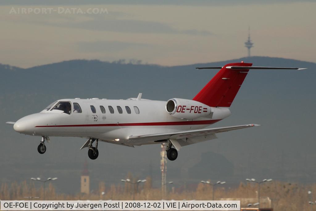 OE-FOE, 2007 Cessna Citation CJ2+ C/N 525A0375, Avcon Jet Cessna 525A CitationJet 2