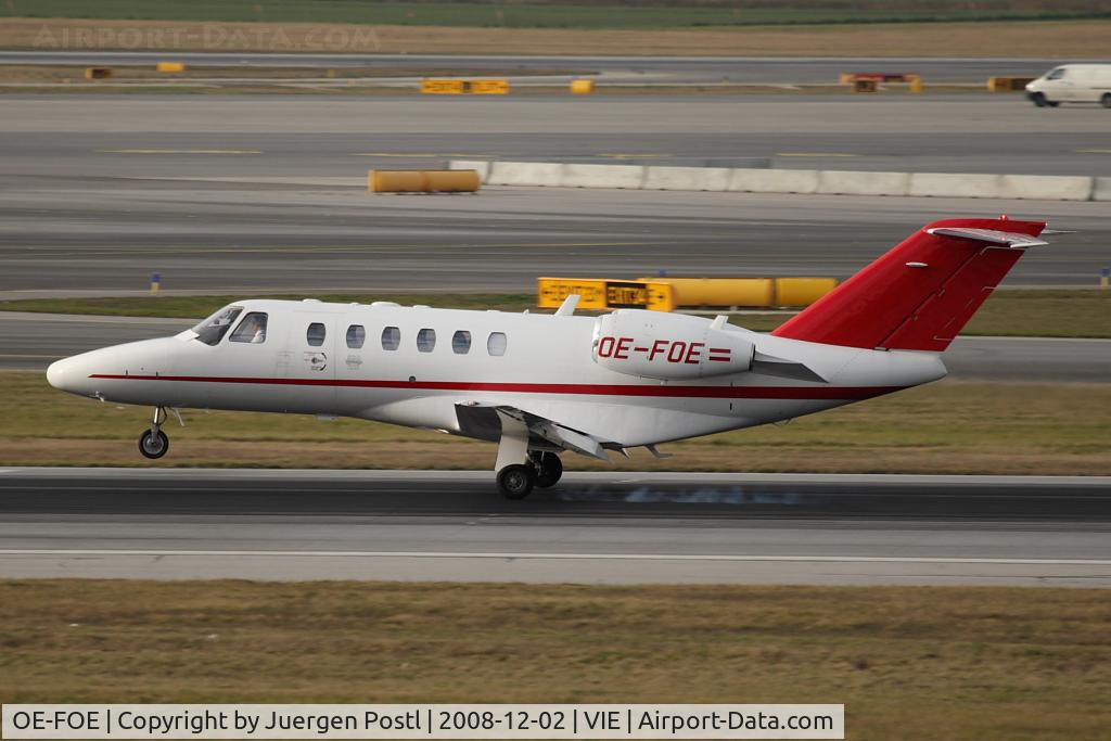 OE-FOE, 2007 Cessna Citation CJ2+ C/N 525A0375, Avcon Jet Cessna 525A CitationJet 2
