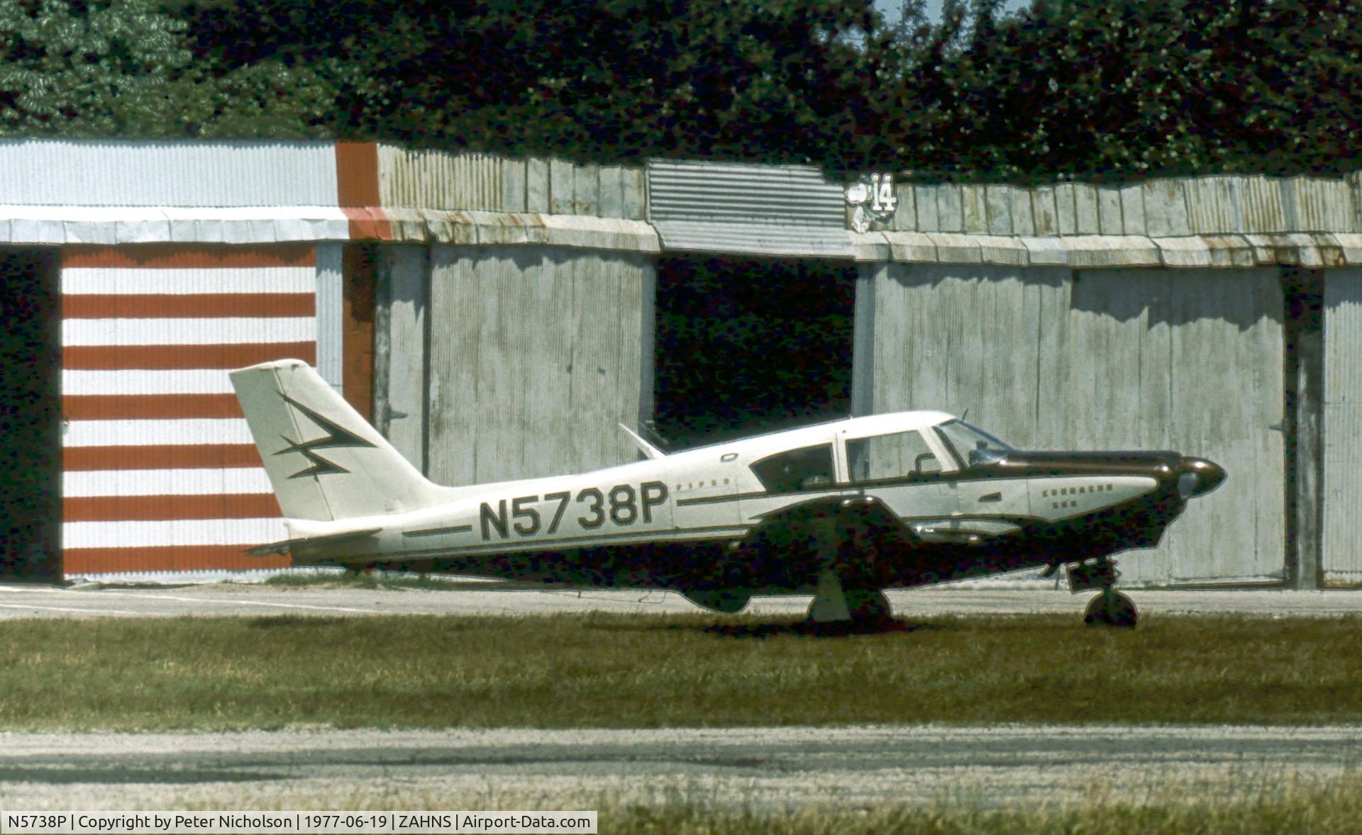 N5738P, 1959 Piper PA-24-250 Comanche C/N 24-813, This Comanche was seen at Zahns Airport, Amityville, Long Island in 1977 - airport later closed in 1980
