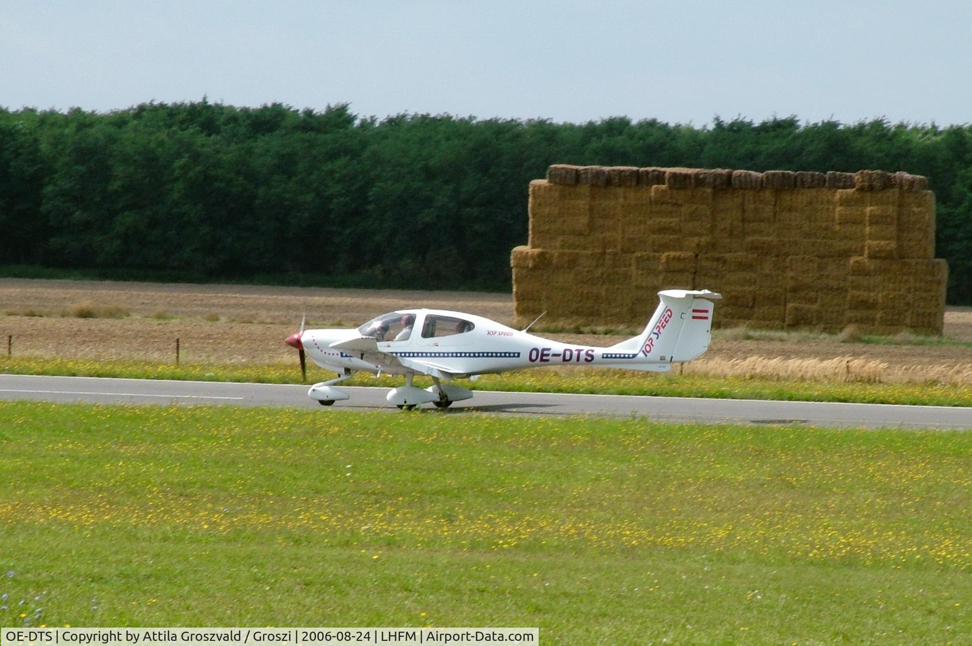 OE-DTS, Diamond DA-40 Diamond Star C/N 40.352, Fertöszentmiklos / Meidl Airport / LHFM - Hungary - Landing