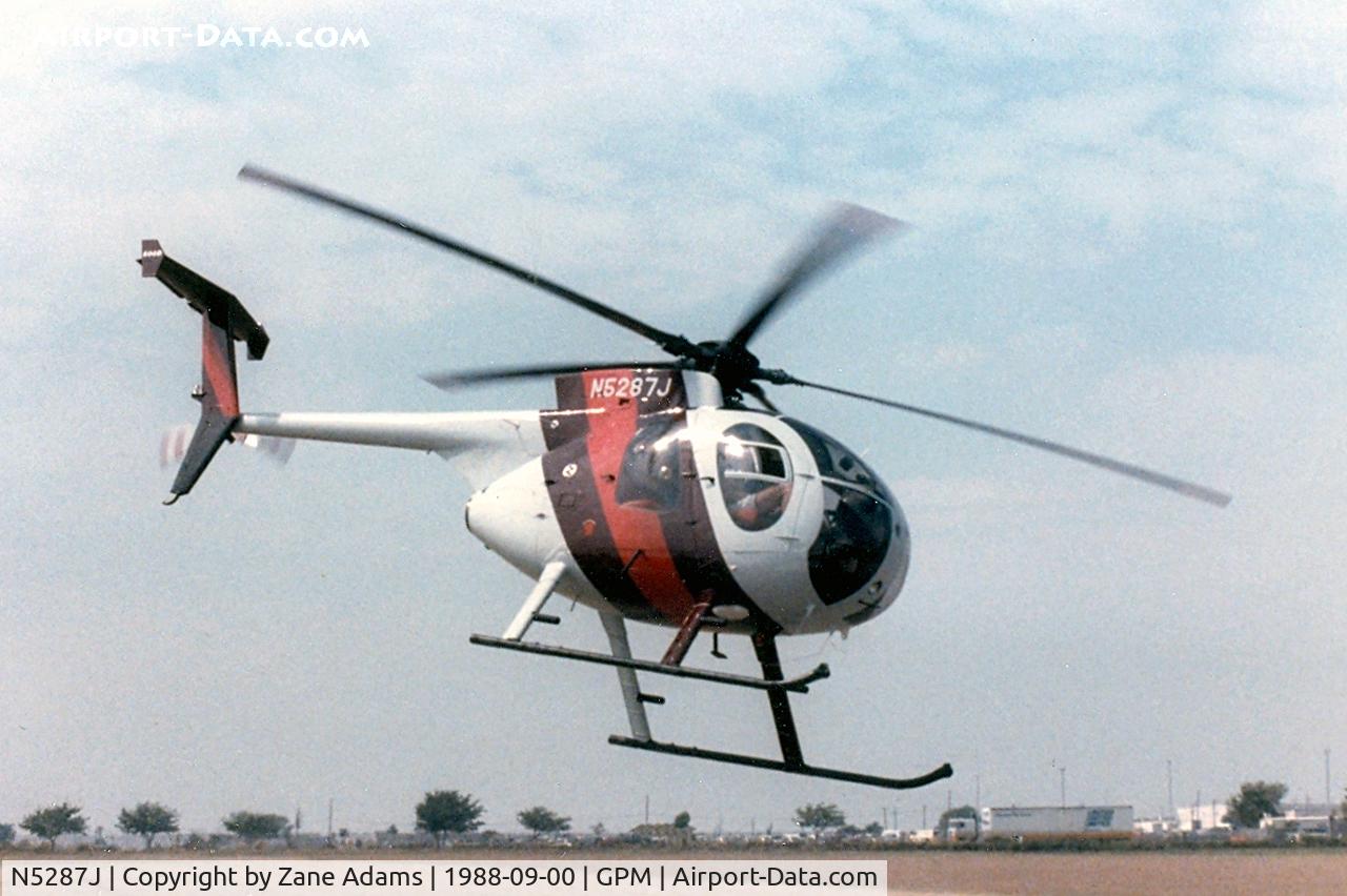 N5287J, Hughes 369D C/N 811073D, Hughes 500 at Grand Prairie Municipal