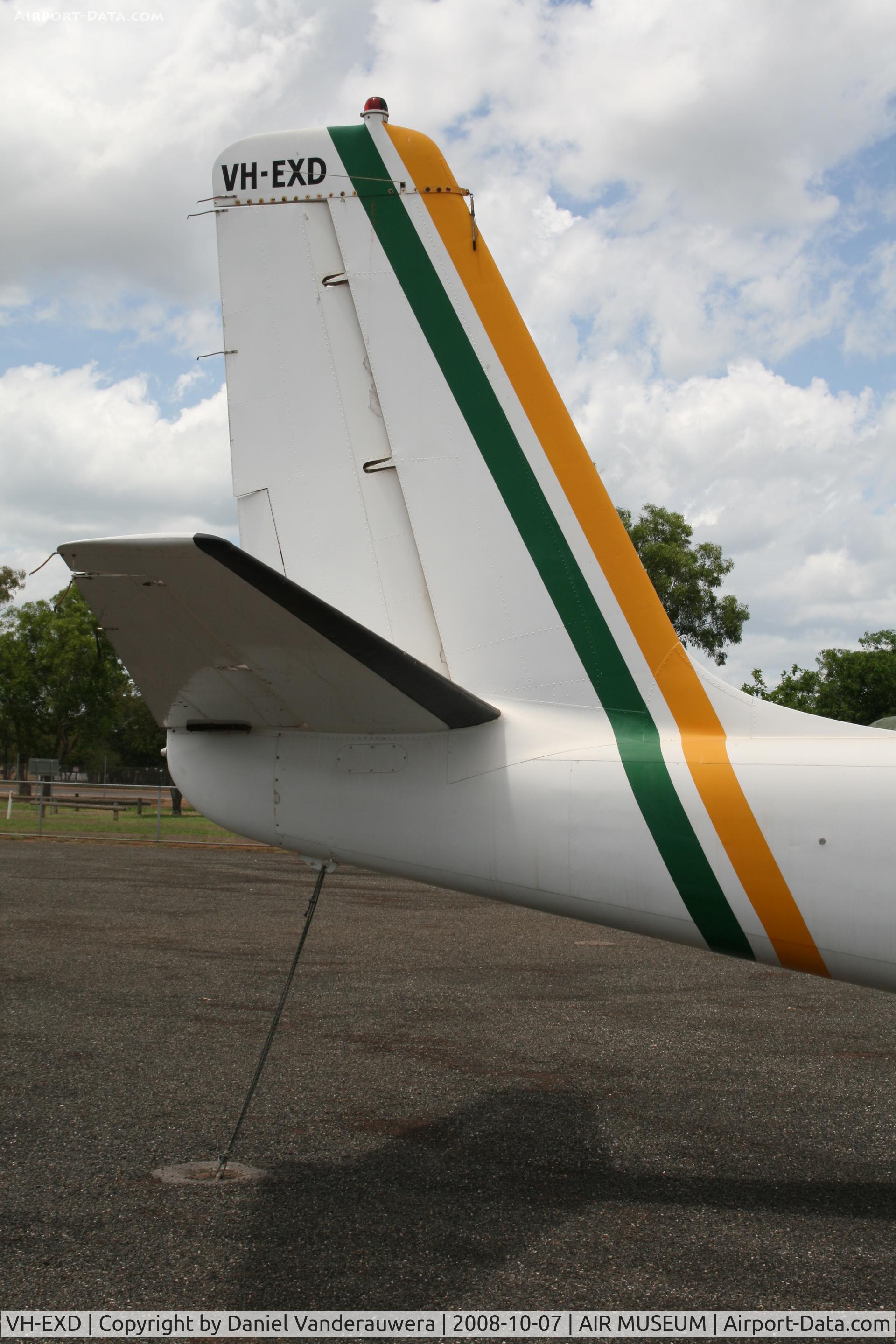 VH-EXD, Rockwell Shrike Commander 500 C/N 1639-3, Displayed in Austalian Aviation Heritage Centre - Winnellie NT