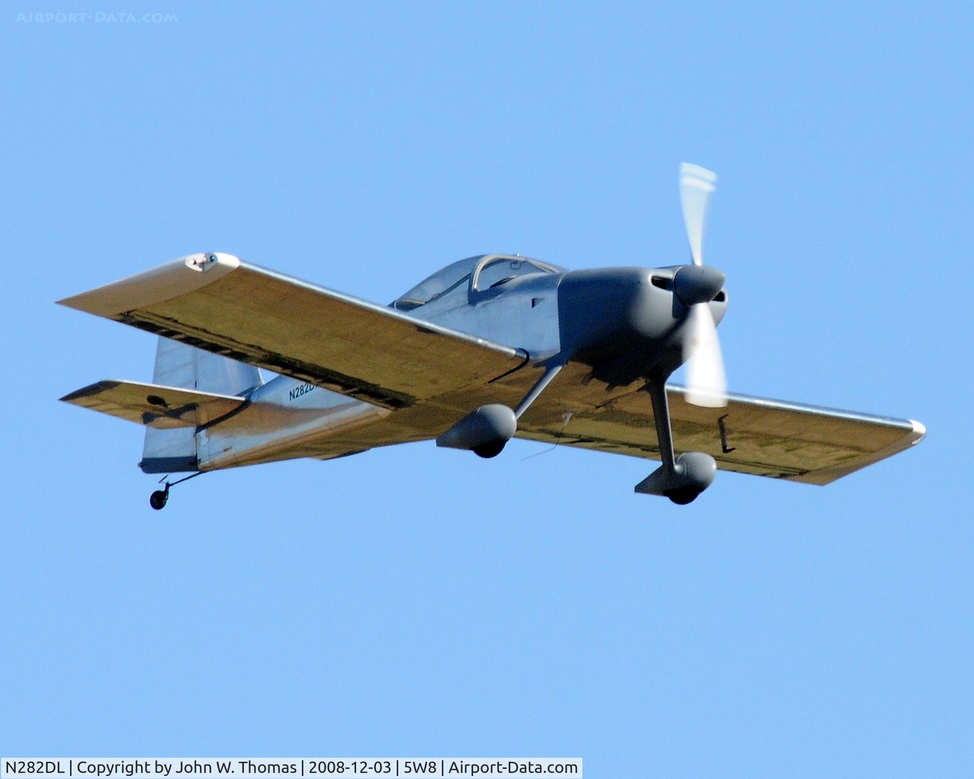 N282DL, Vans RV-7 C/N 72821, Departing runway 22