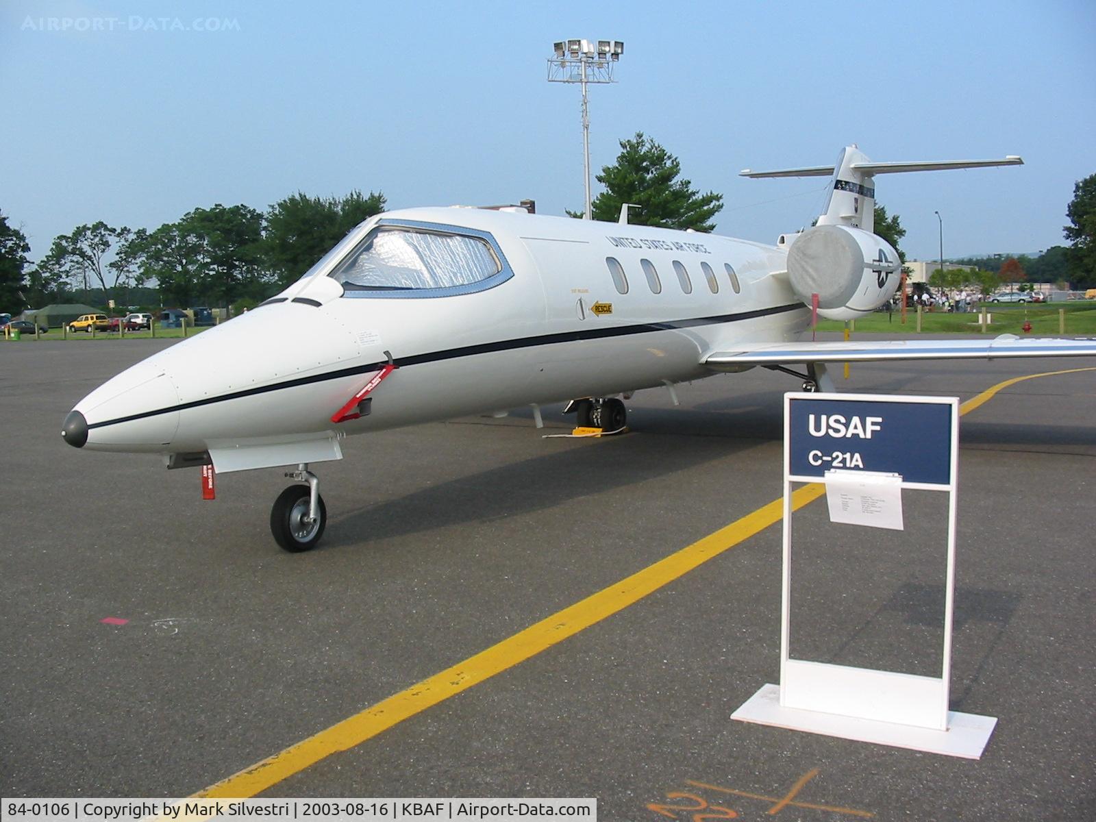 84-0106, 1984 Gates Learjet C-21A C/N 35A-552, Barnes Airshow 2003