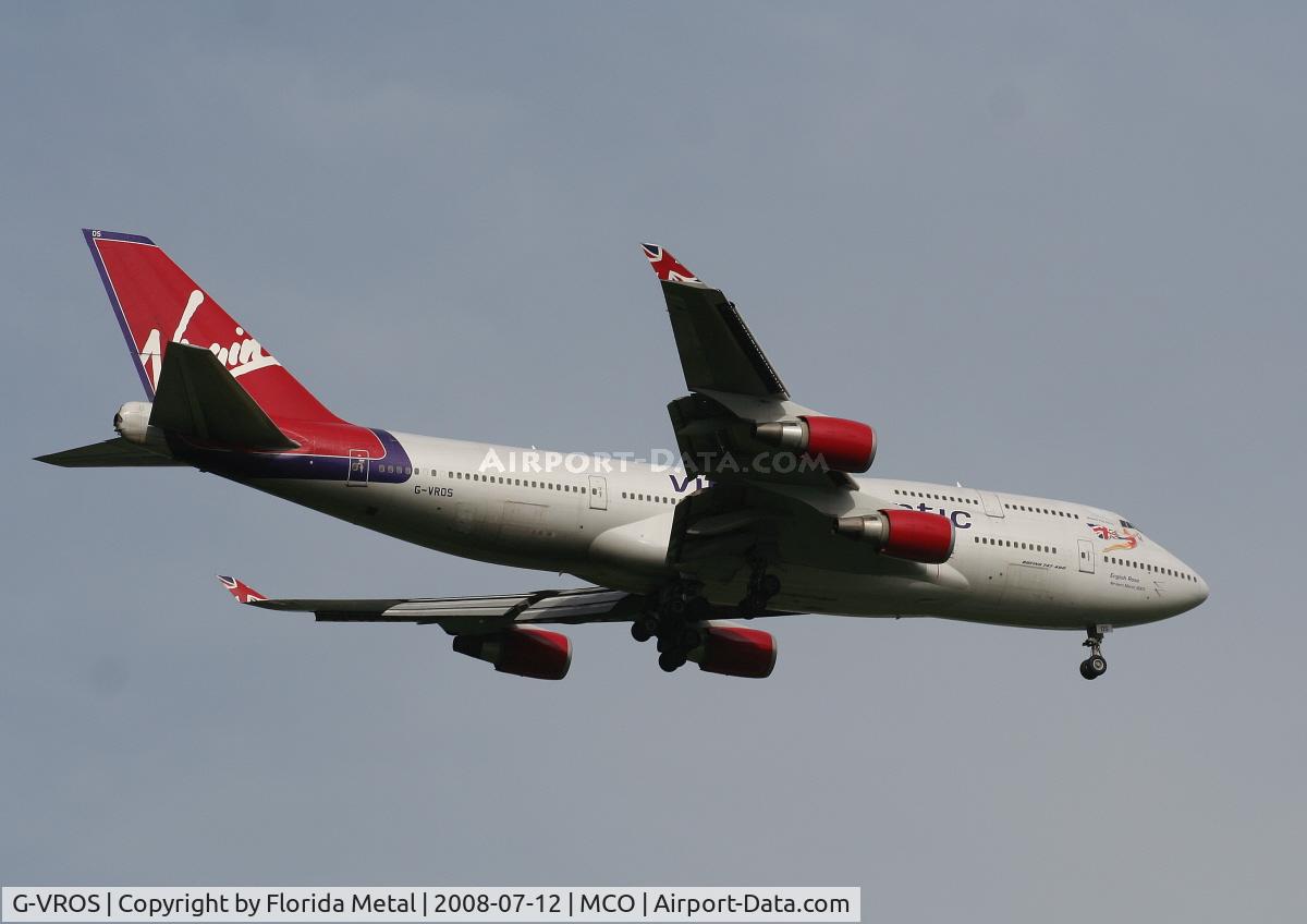 G-VROS, 2001 Boeing 747-443 C/N 30885, Virgin 747-400