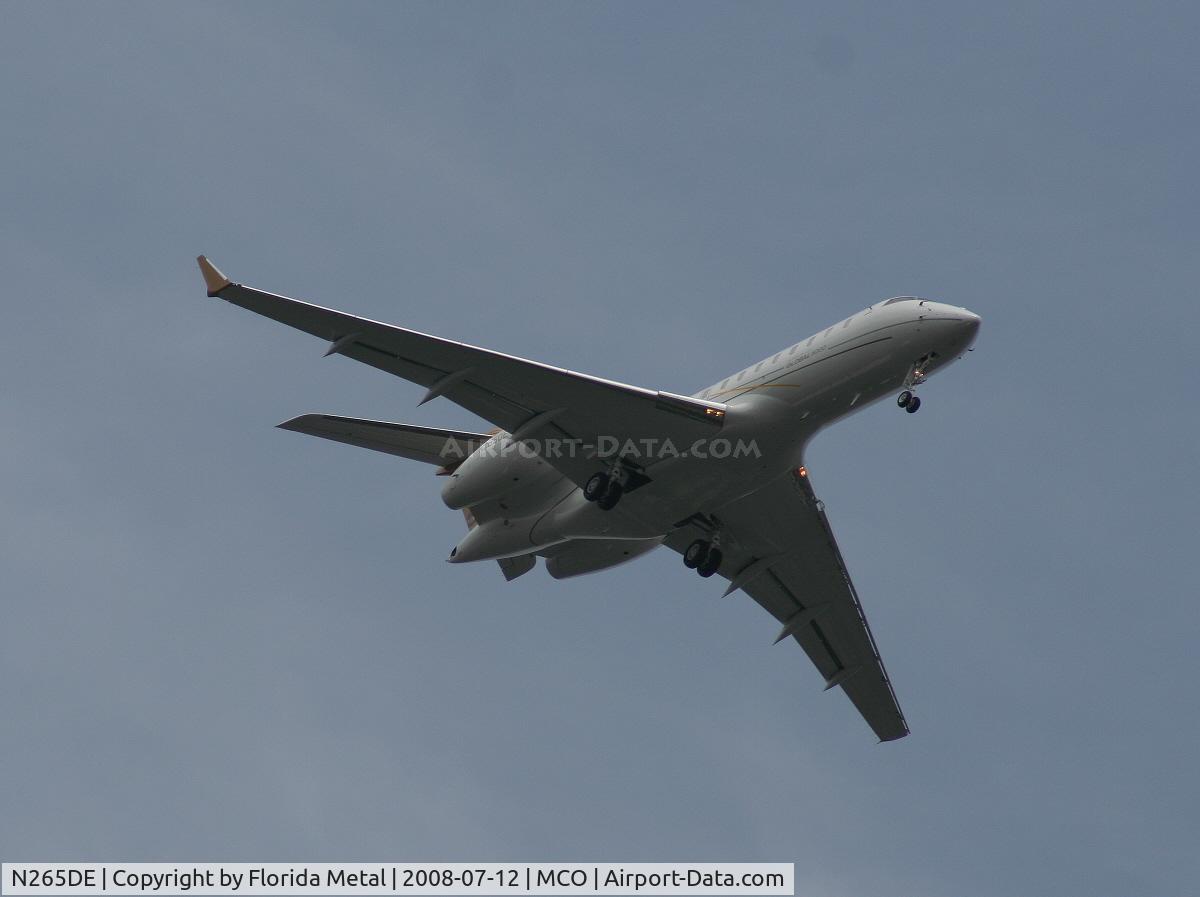 N265DE, 2007 Bombardier BD-700-1A10 Global 5000 C/N 9265, Global 5000