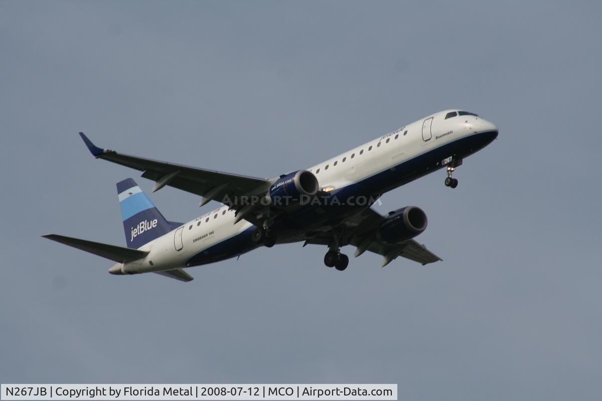 N267JB, 2007 Embraer 190AR (ERJ-190-100IGW) C/N 19000065, Jet Blue E190