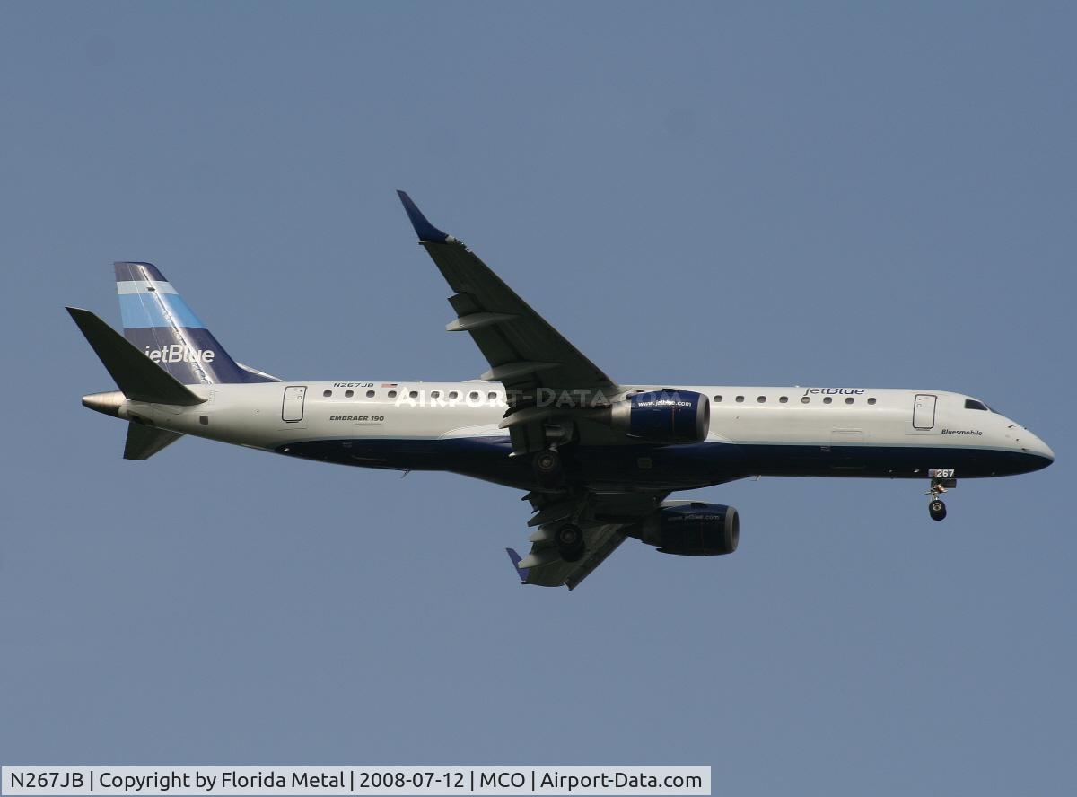 N267JB, 2007 Embraer 190AR (ERJ-190-100IGW) C/N 19000065, Jet Blue E190