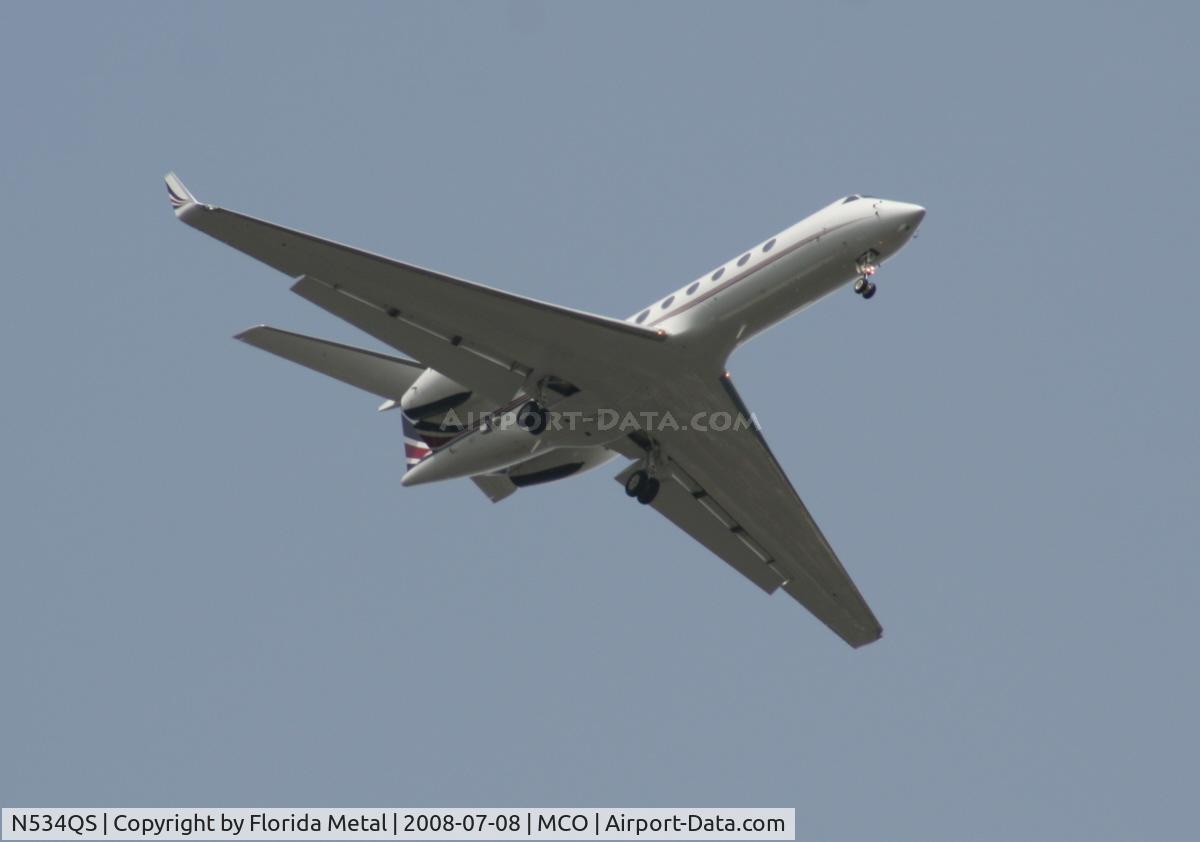 N534QS, 2006 Gulfstream Aerospace GV-SP (G550) C/N 5103, Net Jets G550