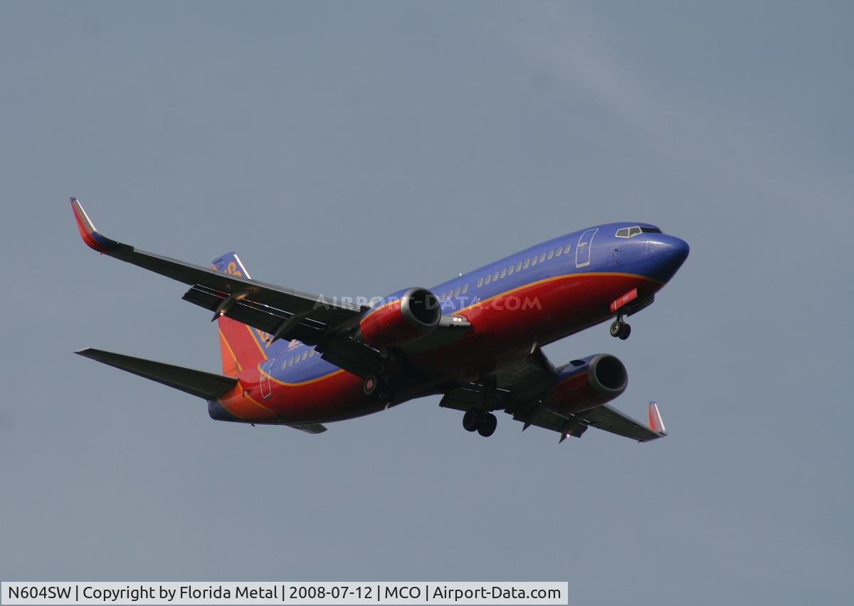 N604SW, 1995 Boeing 737-3H4 C/N 27955, Southwest 737-300
