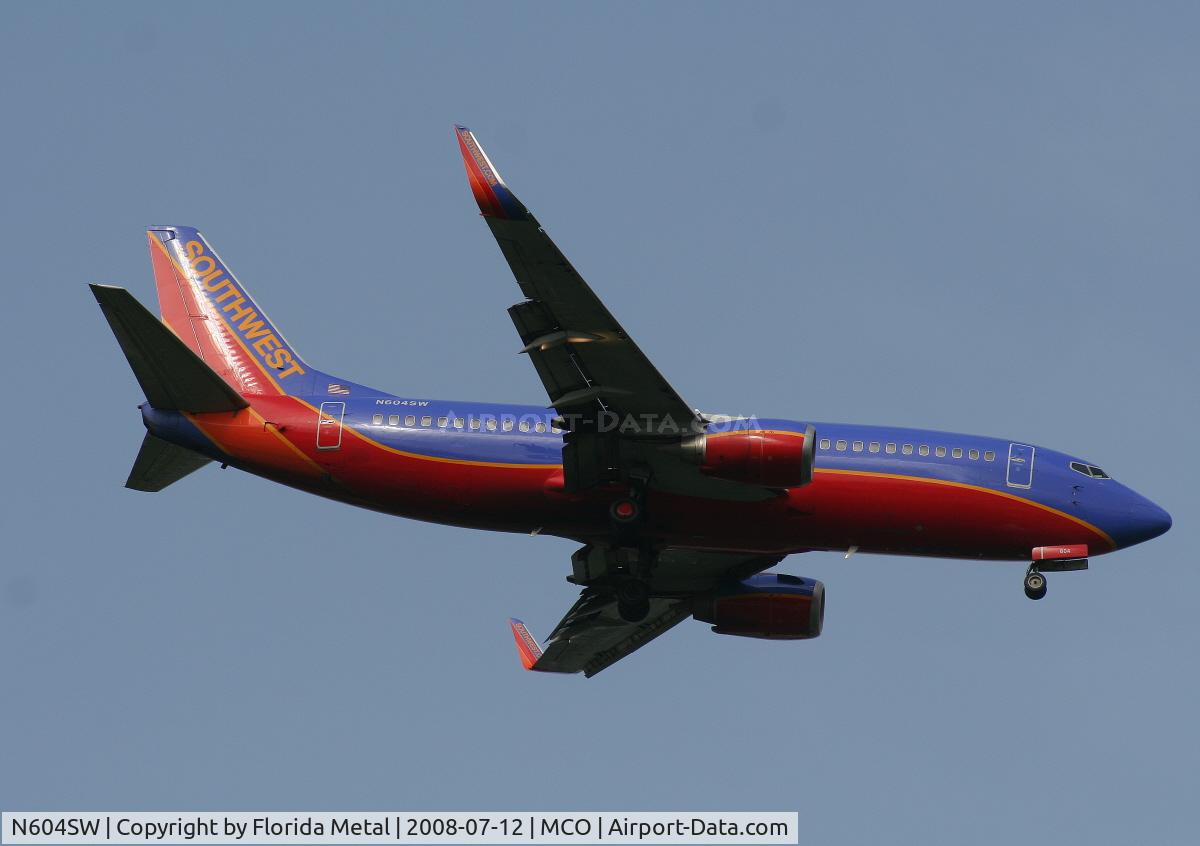N604SW, 1995 Boeing 737-3H4 C/N 27955, Southwest 737-300