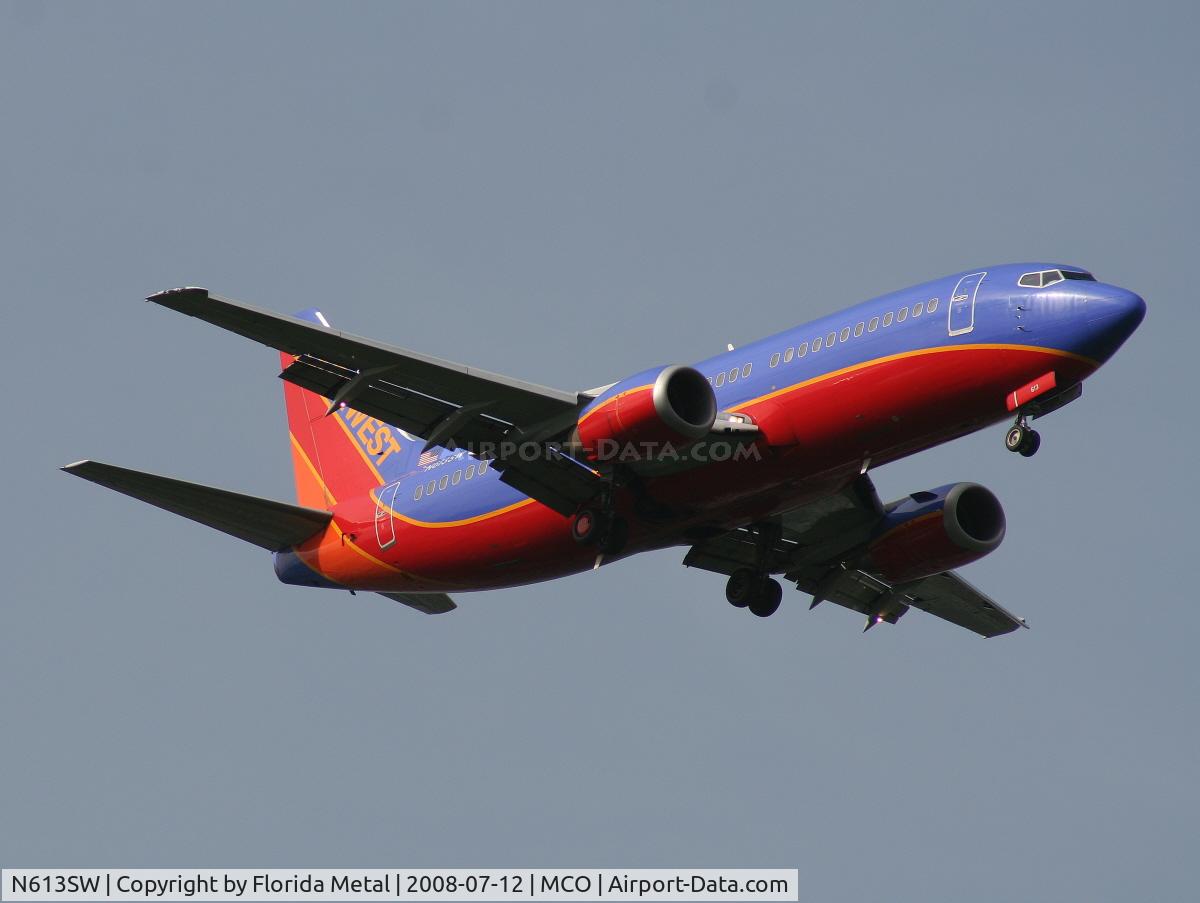 N613SW, 1995 Boeing 737-3H4 C/N 27931, Southwest 737-300