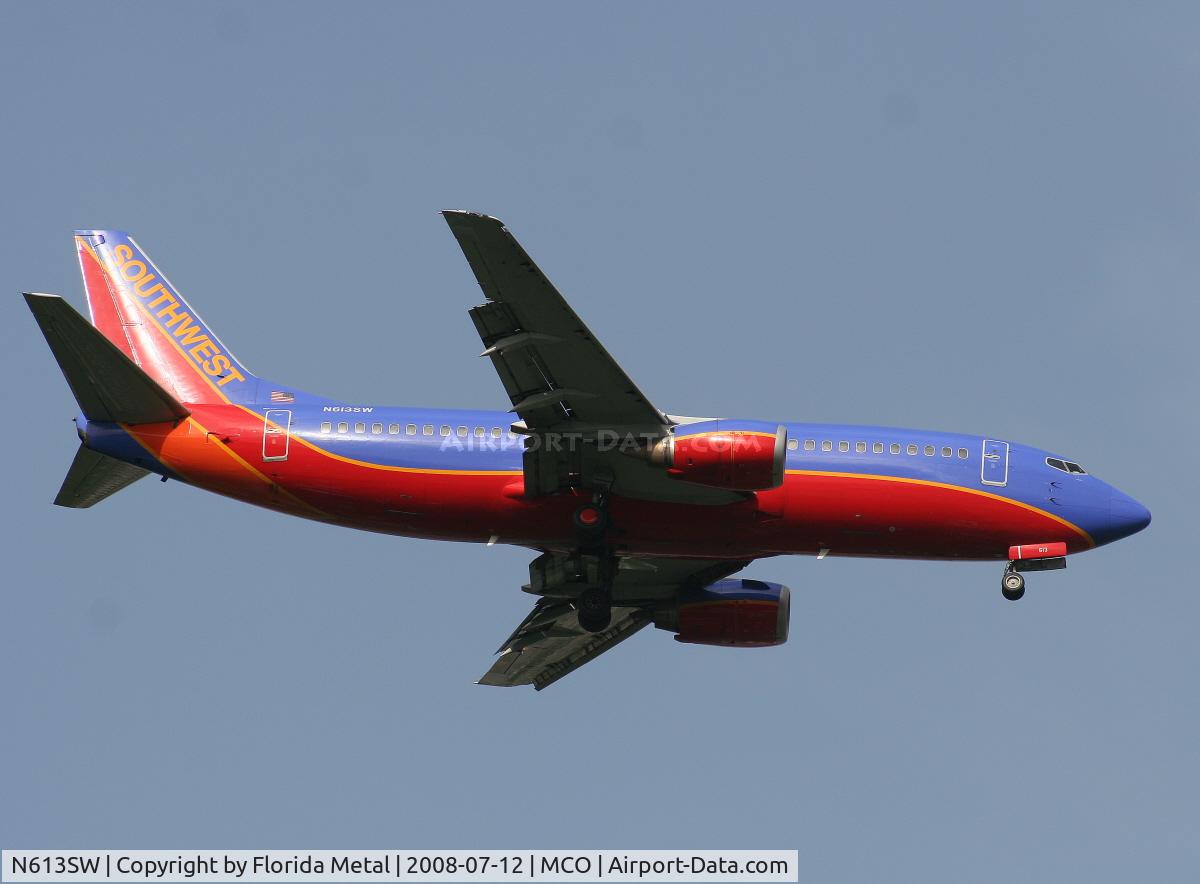 N613SW, 1995 Boeing 737-3H4 C/N 27931, Southwest 737-300