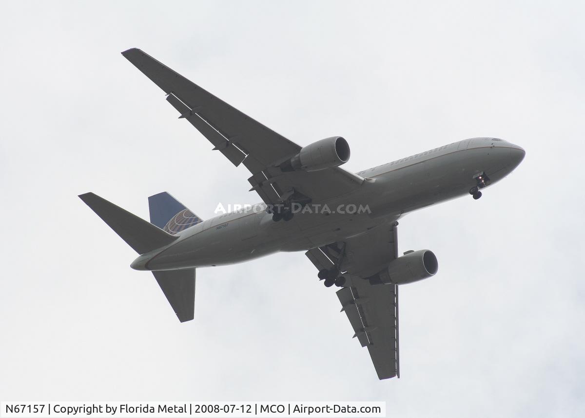 N67157, 2001 Boeing 767-224 C/N 30436, Continental 767-200