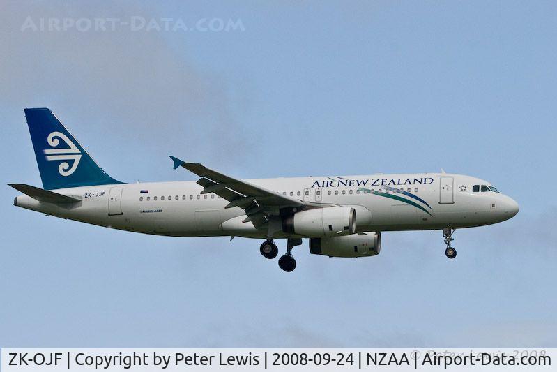 ZK-OJF, 2003 Airbus A320-232 C/N 2153, Air New Zealand Ltd., Auckland