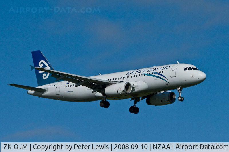 ZK-OJM, 2005 Airbus A320-232 C/N 2533, Air New Zealand Ltd., Auckland