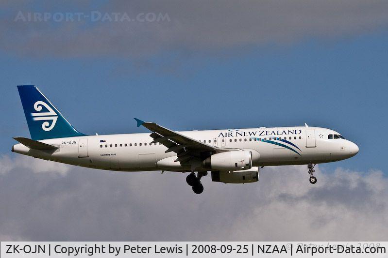 ZK-OJN, 2005 Airbus A320-232 C/N 2594, Air New Zealand Ltd., Auckland