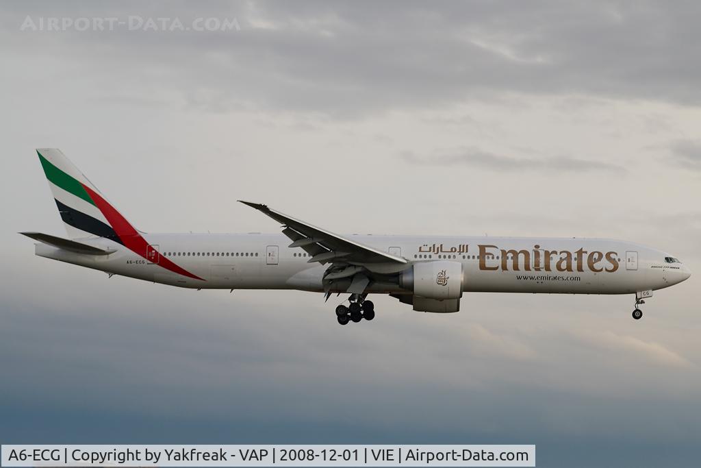 A6-ECG, 2008 Boeing 777-31H/ER C/N 35579, Emirates Boeing 777-300