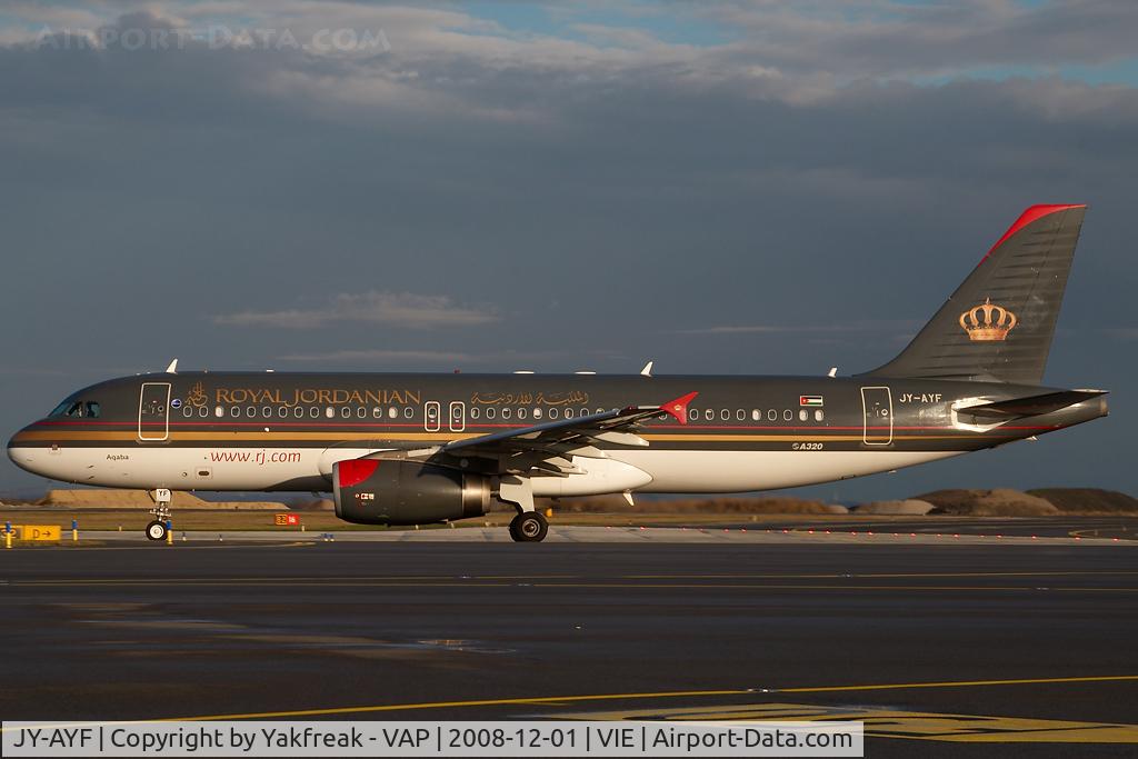 JY-AYF, 2006 Airbus A320-232 C/N 2692, Royal Jordanian Airbus 320