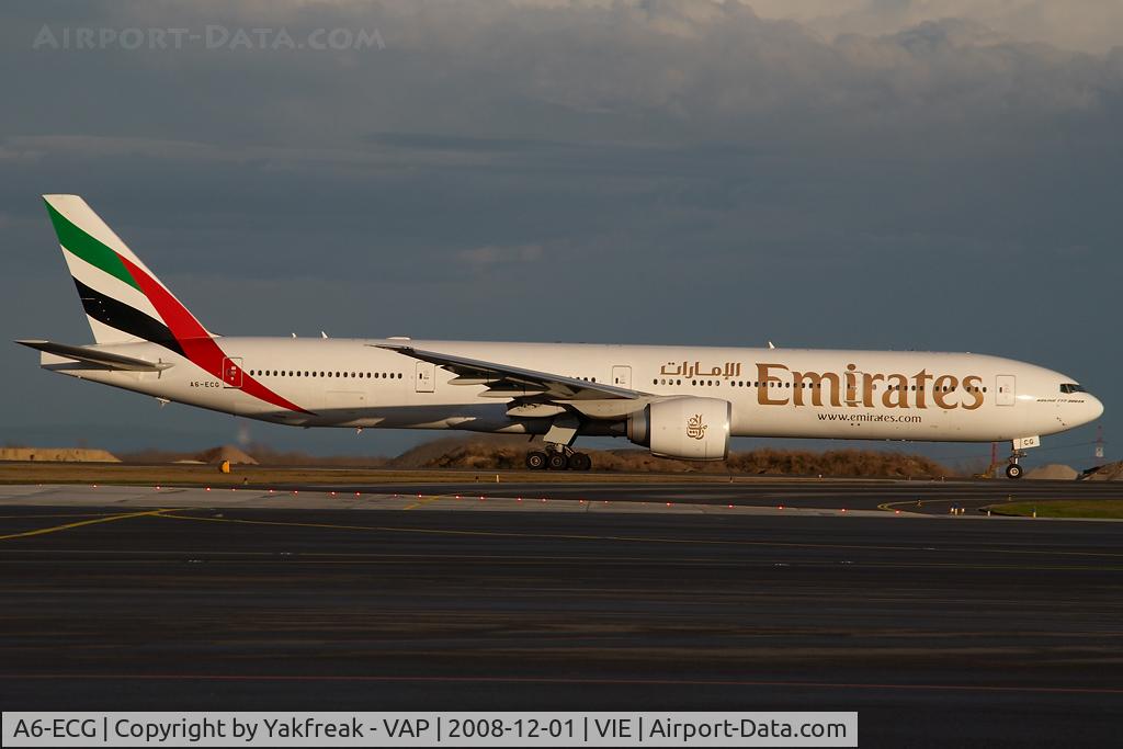 A6-ECG, 2008 Boeing 777-31H/ER C/N 35579, Emirates Boeing 777-300