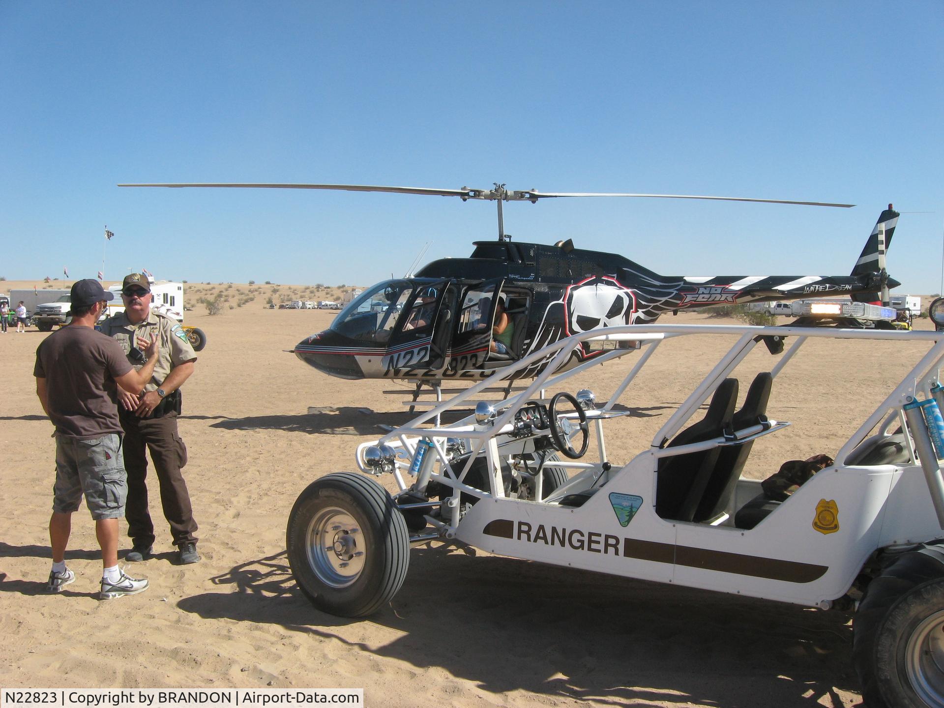 N22823, 1983 Bell 206B JetRanger III C/N 3635, SOME COPS CAN'T TAKE A JOKE