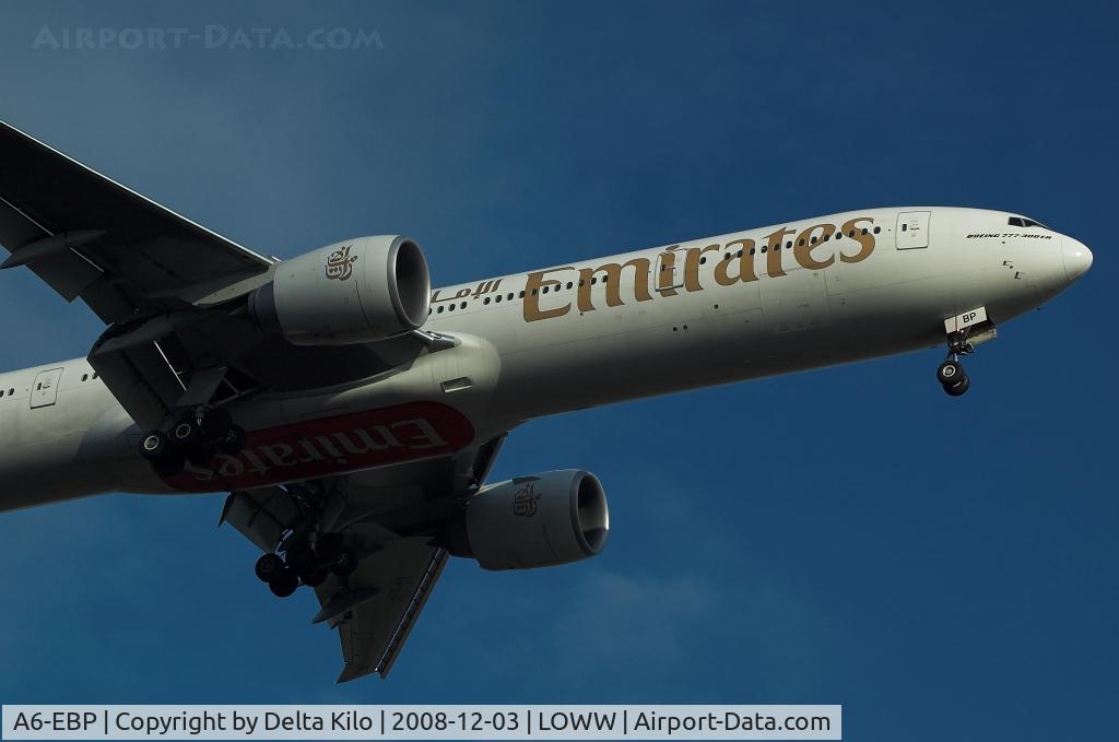 A6-EBP, 2006 Boeing 777-31H/ER C/N 32710, EMIRATES