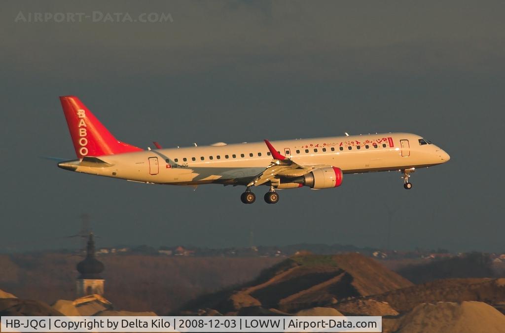 HB-JQG, 2008 Embraer 190LR (ERJ-190-100LR) C/N 19000189, BABOO