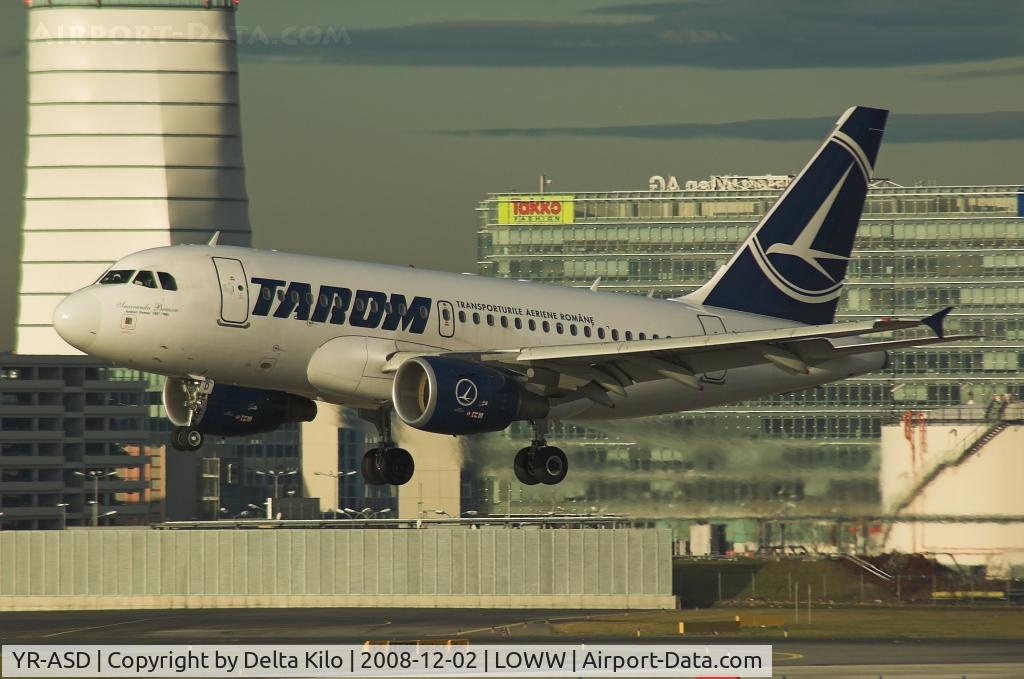 YR-ASD, 2007 Airbus A318-111 C/N 3225, TAROM  A318-111