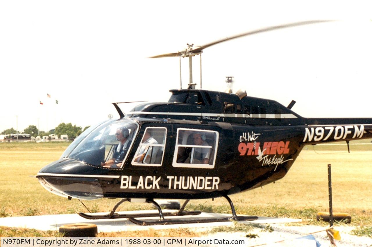 N970FM, Bell 206B C/N 1839, Bell 206 - 97.1 KEGL FM radio Dallas/Ft. Worth