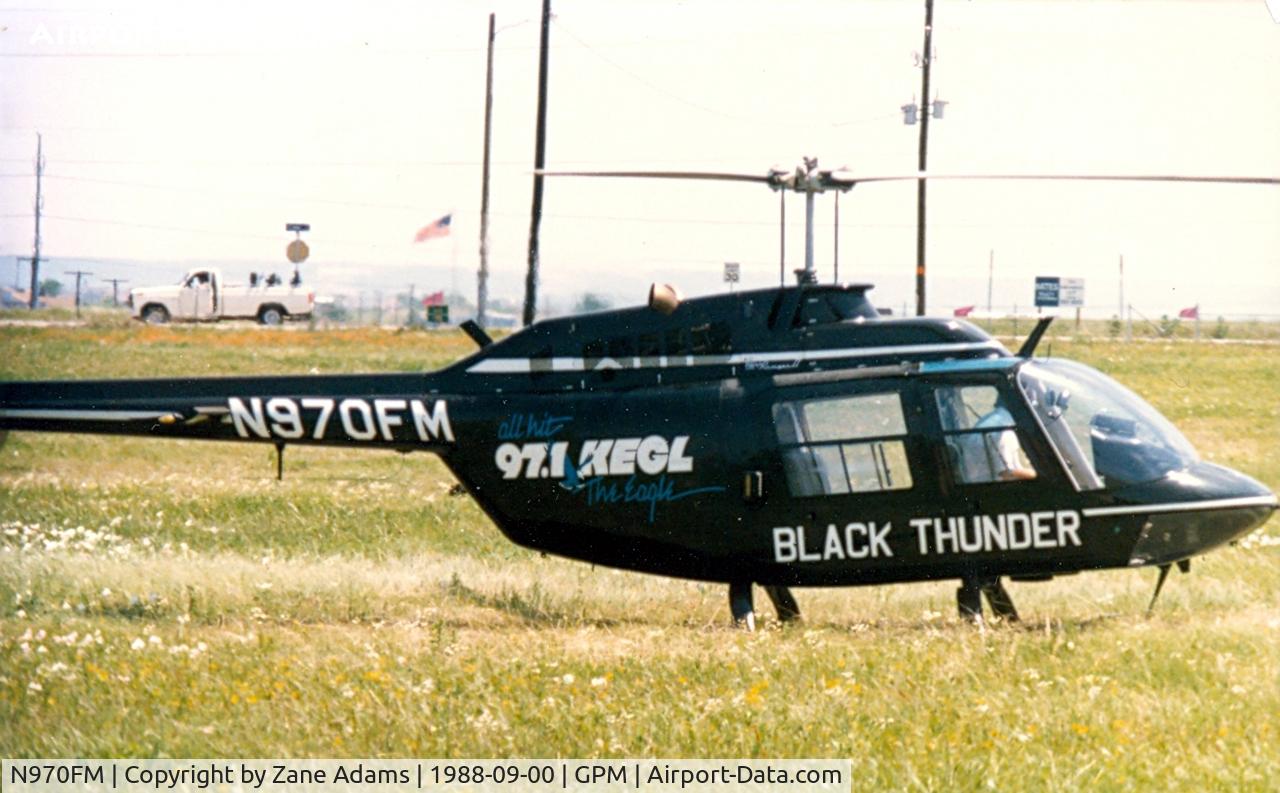 N970FM, Bell 206B C/N 1839, Bell 206 - 97.1 KEGL FM radio Dallas/Ft. Worth