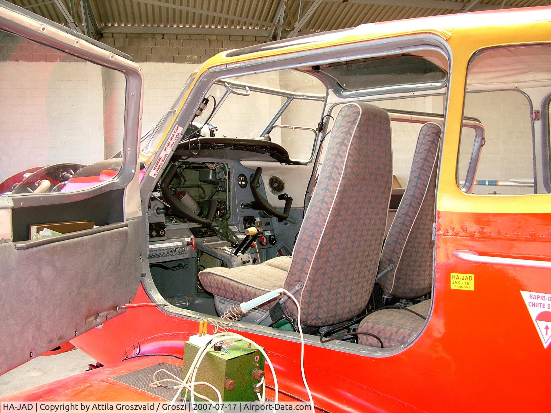 HA-JAD, 1975 Yakovlev Yak-18T C/N 5200509, Györszentiván-Böny Airport, Hungary