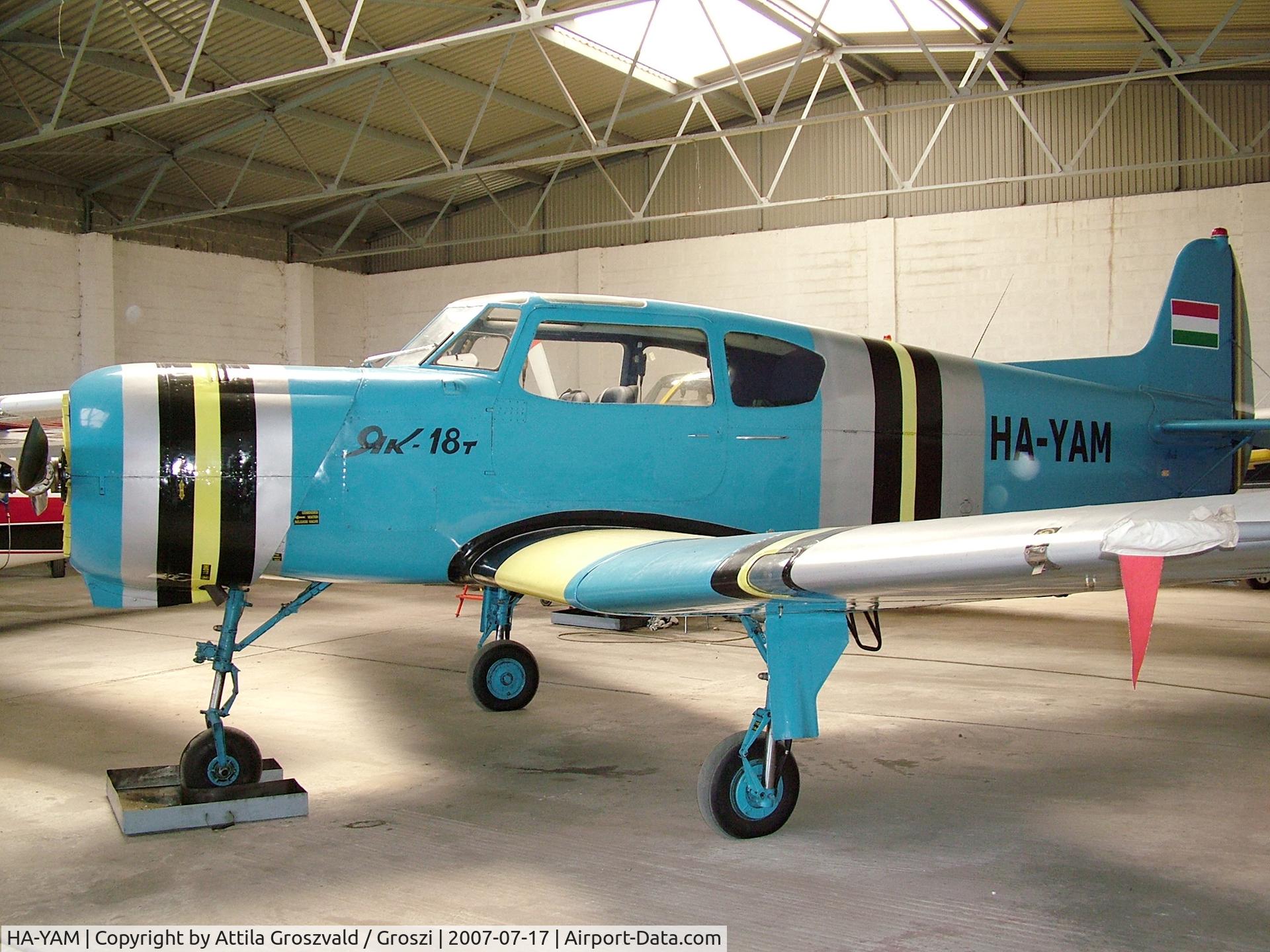 HA-YAM, 1981 Yakovlev Yak-18T C/N 22202047812, Györszentiván-Böny Airport, Hungary / Ex CCCP-81558, RA-44504, LY-AMJ