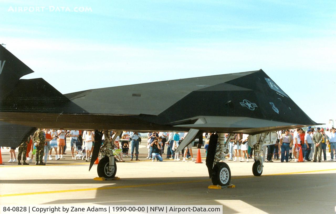 84-0828, 1984 Lockheed F-117A Nighthawk C/N A.4042, Lockheed F-117A at Carswell AFB - this was the second public display of the Nighthawk.