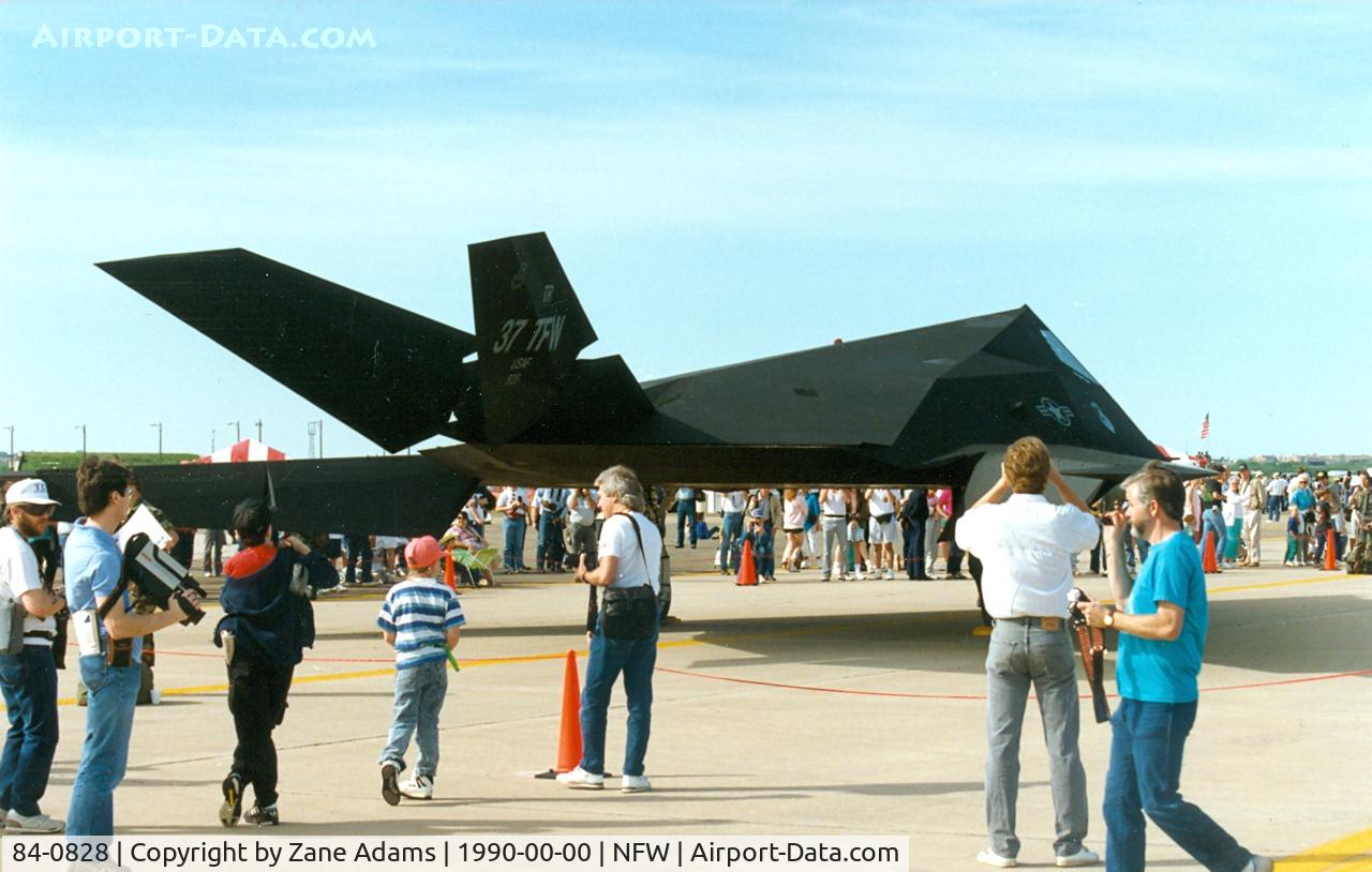 84-0828, 1984 Lockheed F-117A Nighthawk C/N A.4042, Lockheed F-117A at Carswell AFB - this was the second public display of the Nighthawk.
