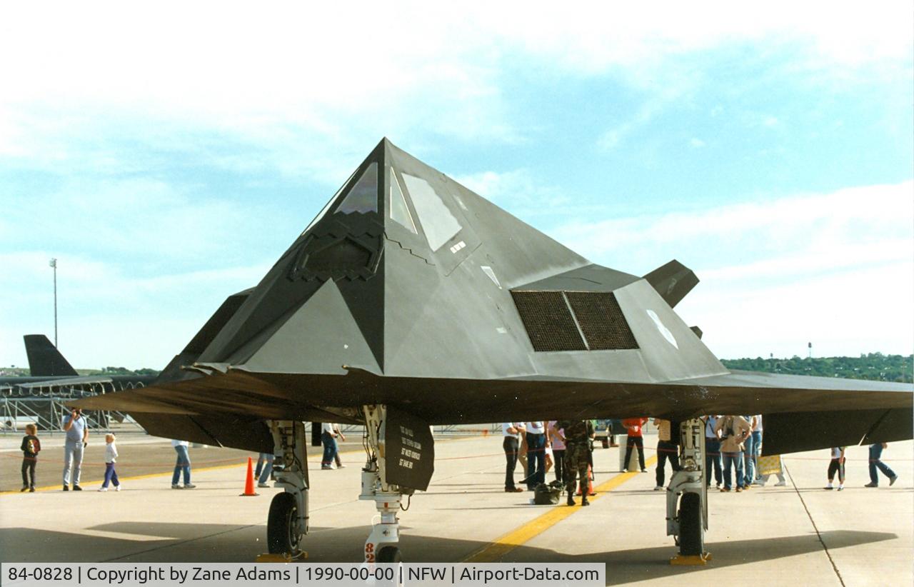 84-0828, 1984 Lockheed F-117A Nighthawk C/N A.4042, Lockheed F-117A at Carswell AFB - this was the second public display of the Nighthawk.
