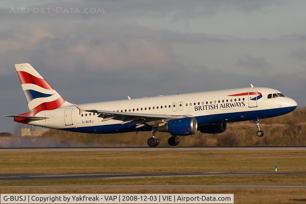 G-BUSJ, 1990 Airbus A320-211 C/N 109, British Airways Airbus 320