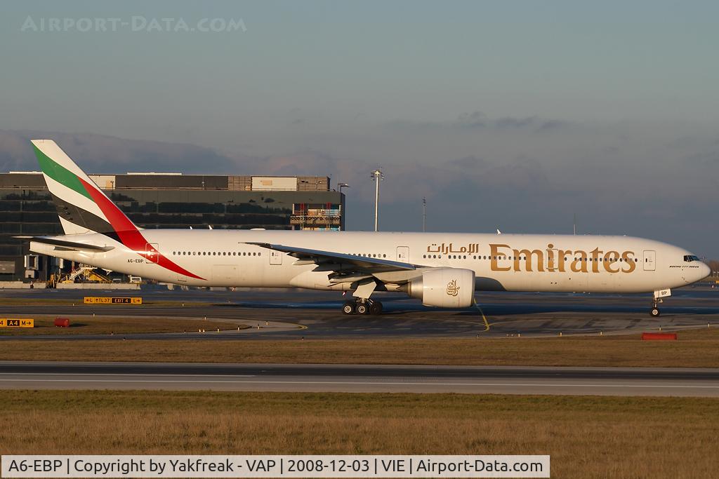 A6-EBP, 2006 Boeing 777-31H/ER C/N 32710, Emirates Boeing 777-300