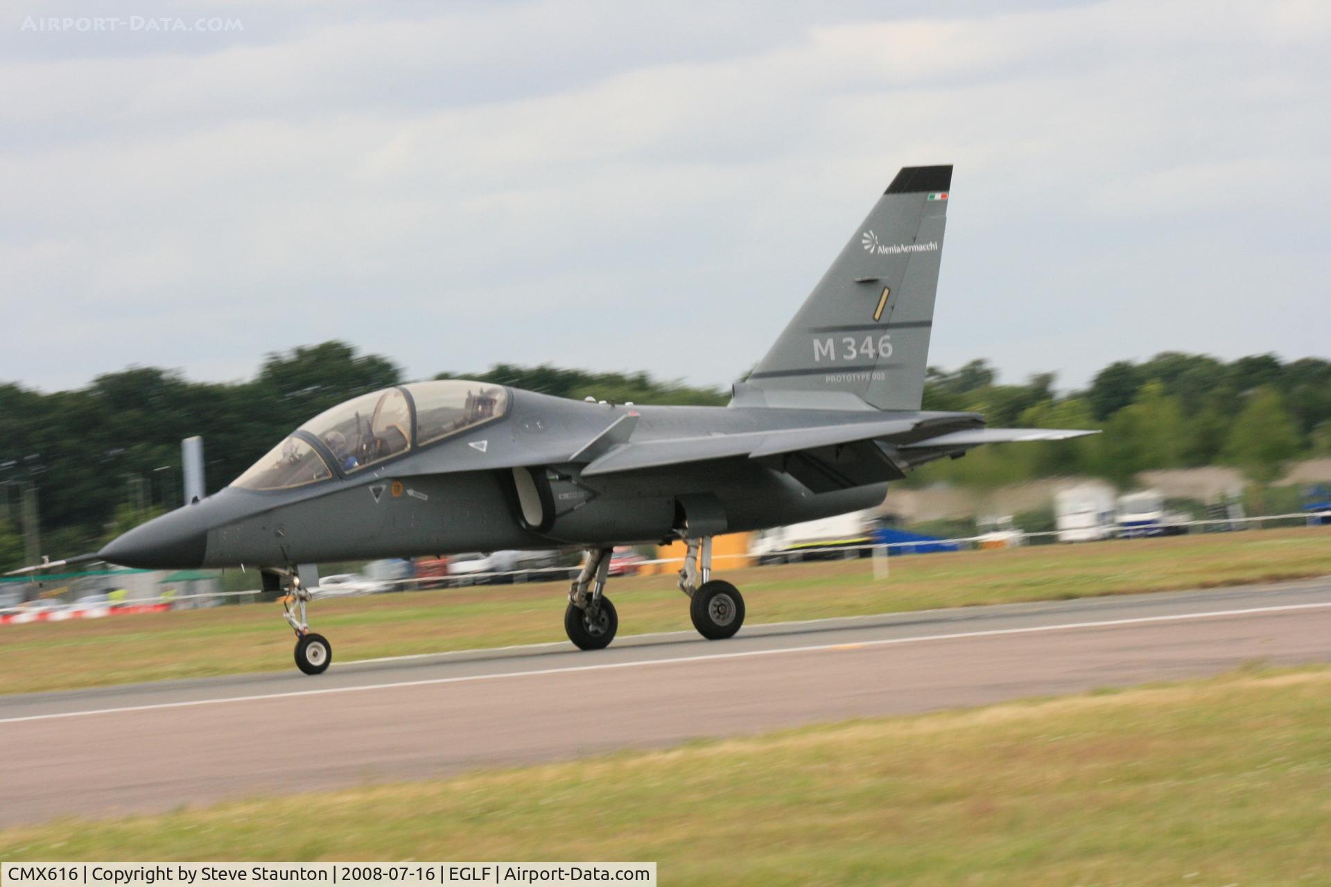 CMX616, Alenia Aermacchi M-346 Master C/N 002, Taken at Farnborough Airshow on the Wednesday trade day, 16th July 2009.